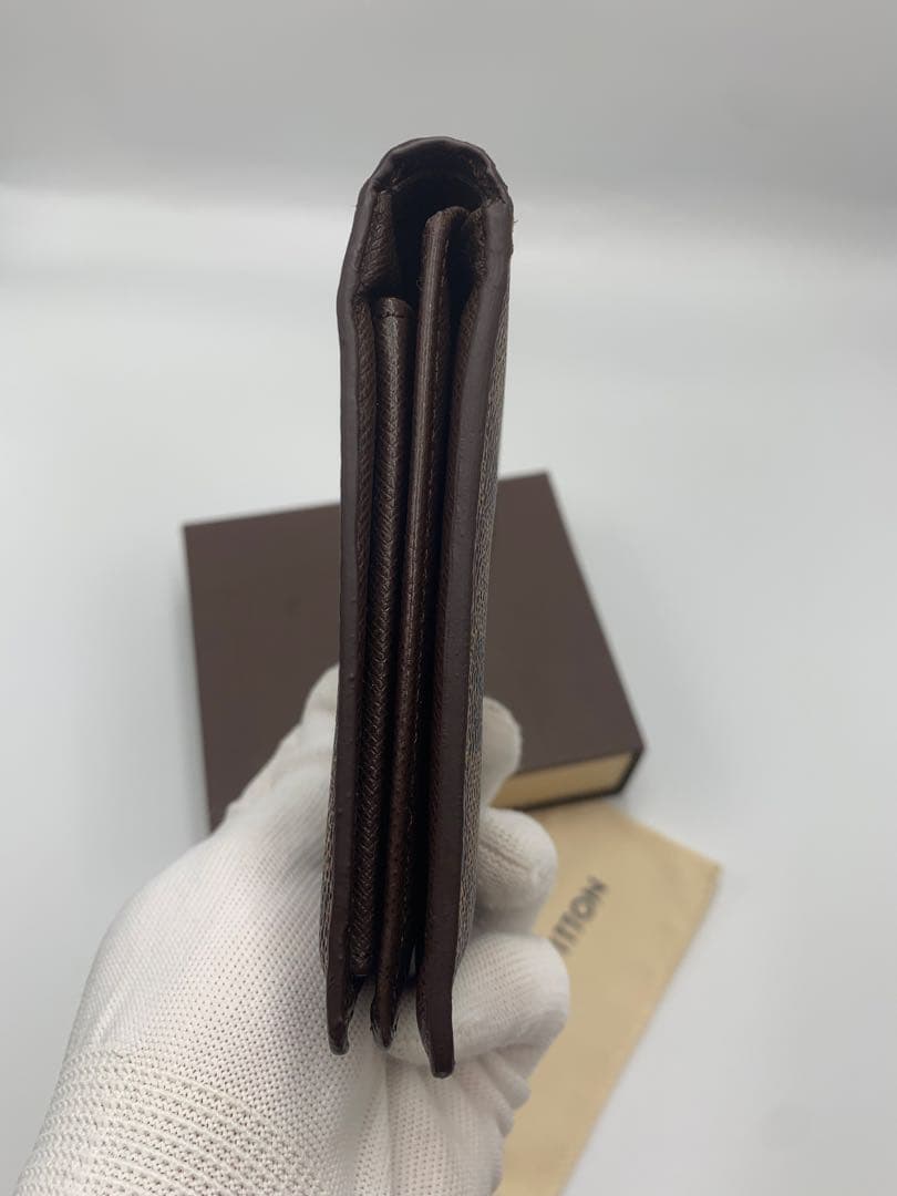 ルイヴィトン ダミエ グラフィット フロリン 二つ折り財布 ブラウンパスケース