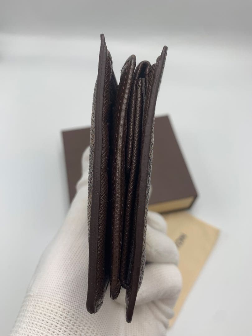 ルイヴィトン ダミエ グラフィット フロリン 二つ折り財布 ブラウンパスケース