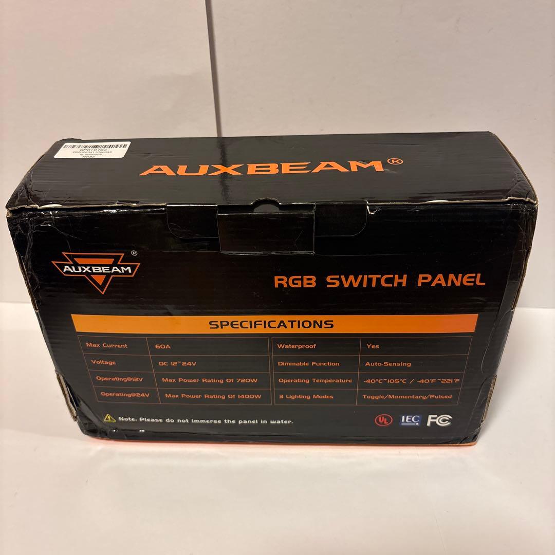 AUXBEAM RGB RB80ワークライト 等に　プラド　ハイラックス