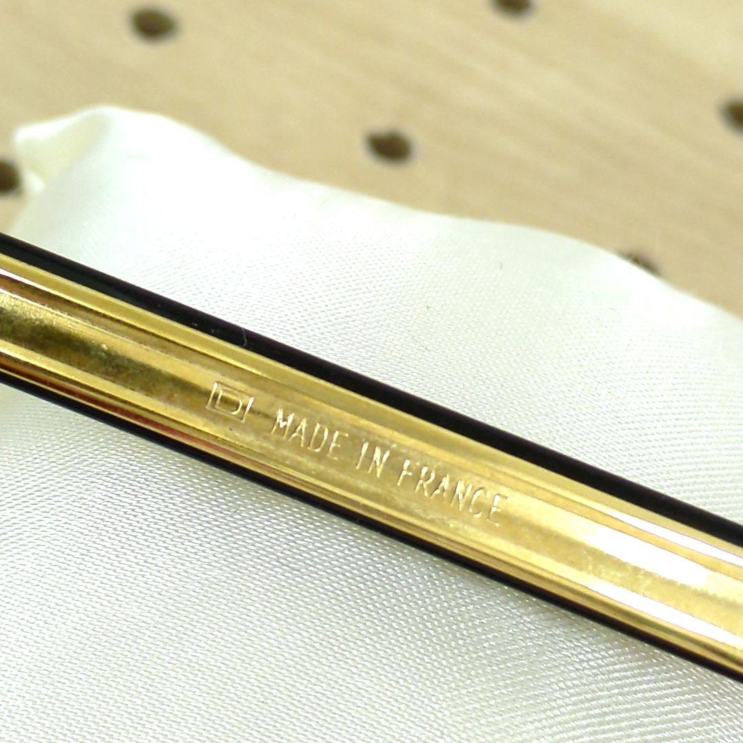 アレクサンドルドゥパリ ヘアピン ライトブラウン グレー系 ラインストーン