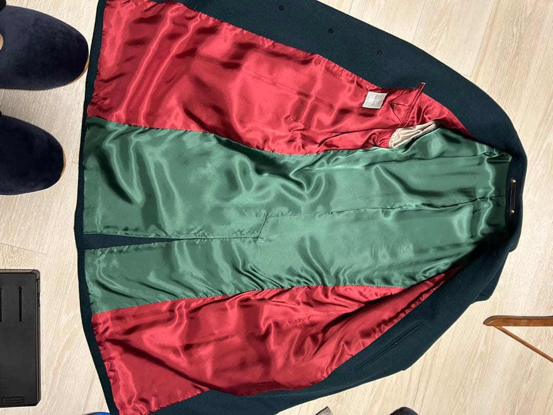 Paul Smith ダークグリーン チェスターコート