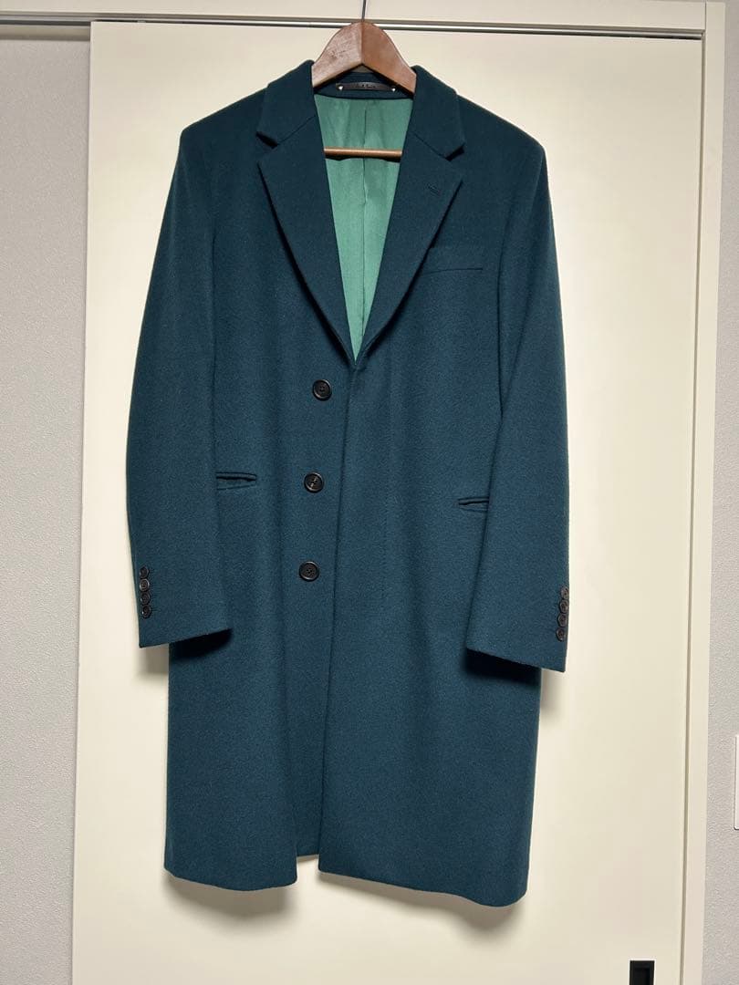 Paul Smith ダークグリーン チェスターコート