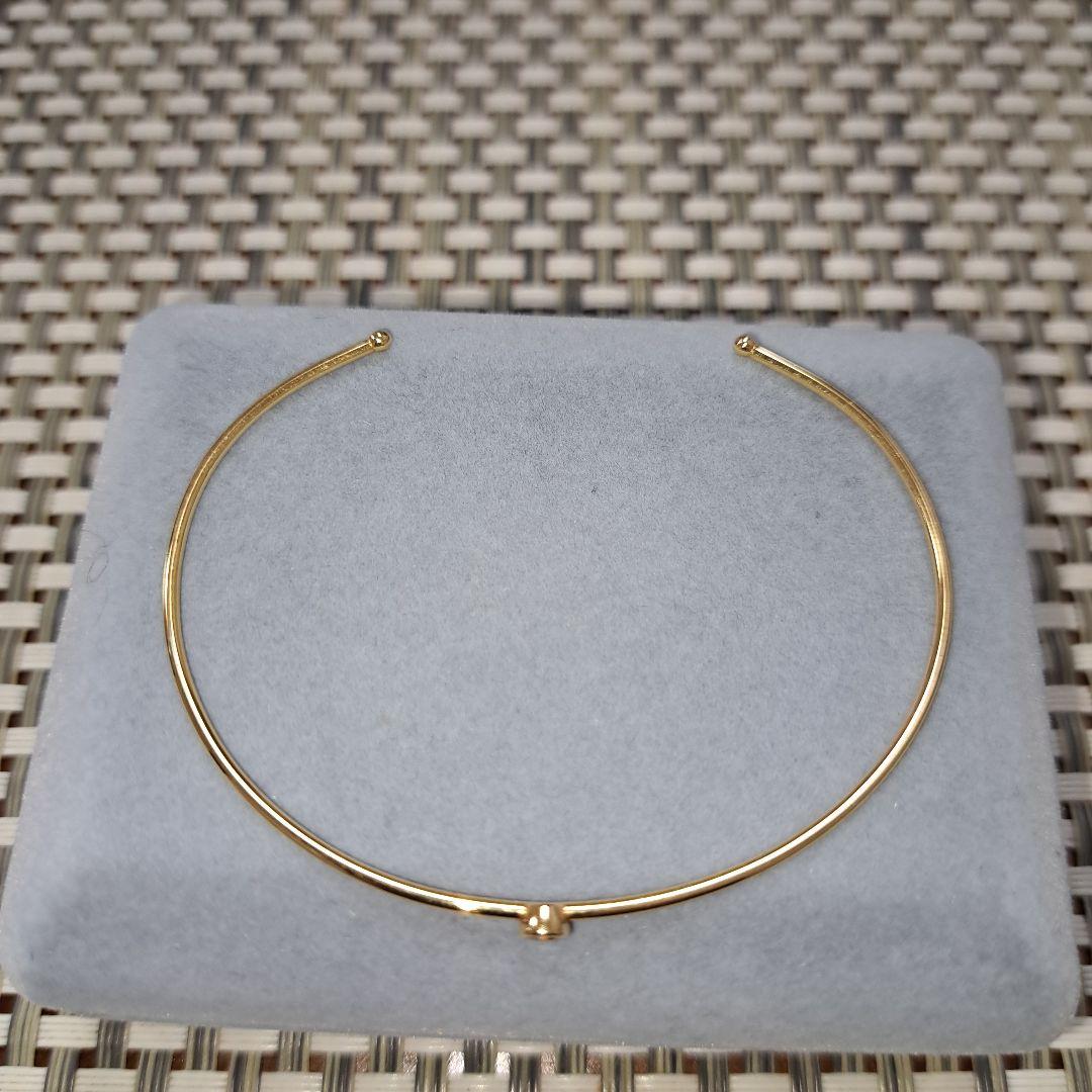 オレフィーチェ　ヌード バングル　18kYG 一粒ダイヤ　最終価格　お値下げ不可