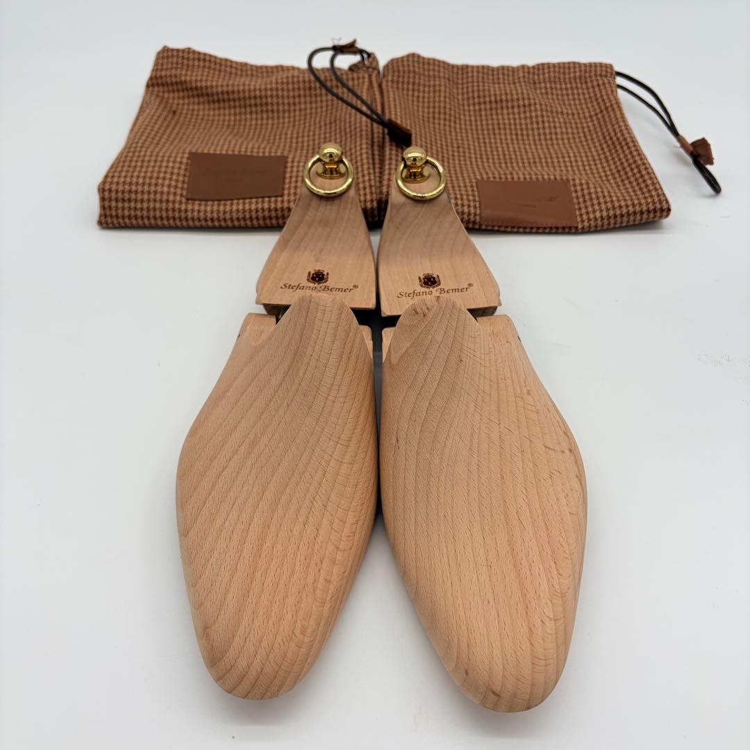 Stefano Bemer ストレートチップ 43.5 黒 内羽根 純正ツリー付