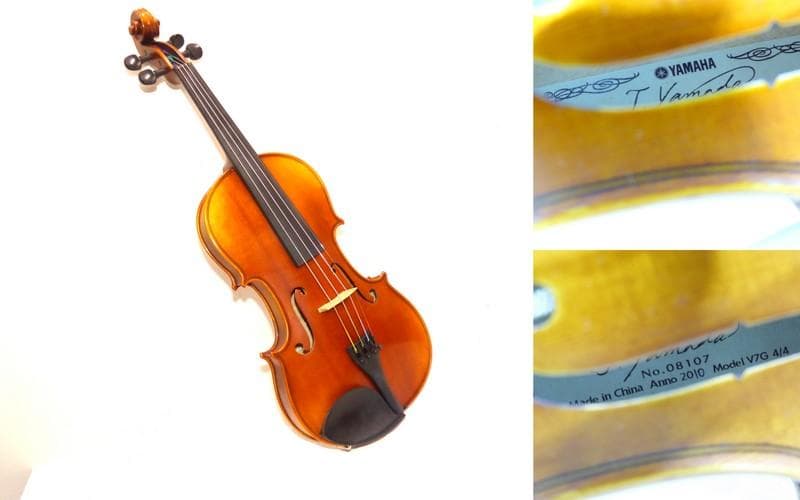 1912 美品 ヤマハ バイオリン V7G　T.YAMADA　4/4 2010