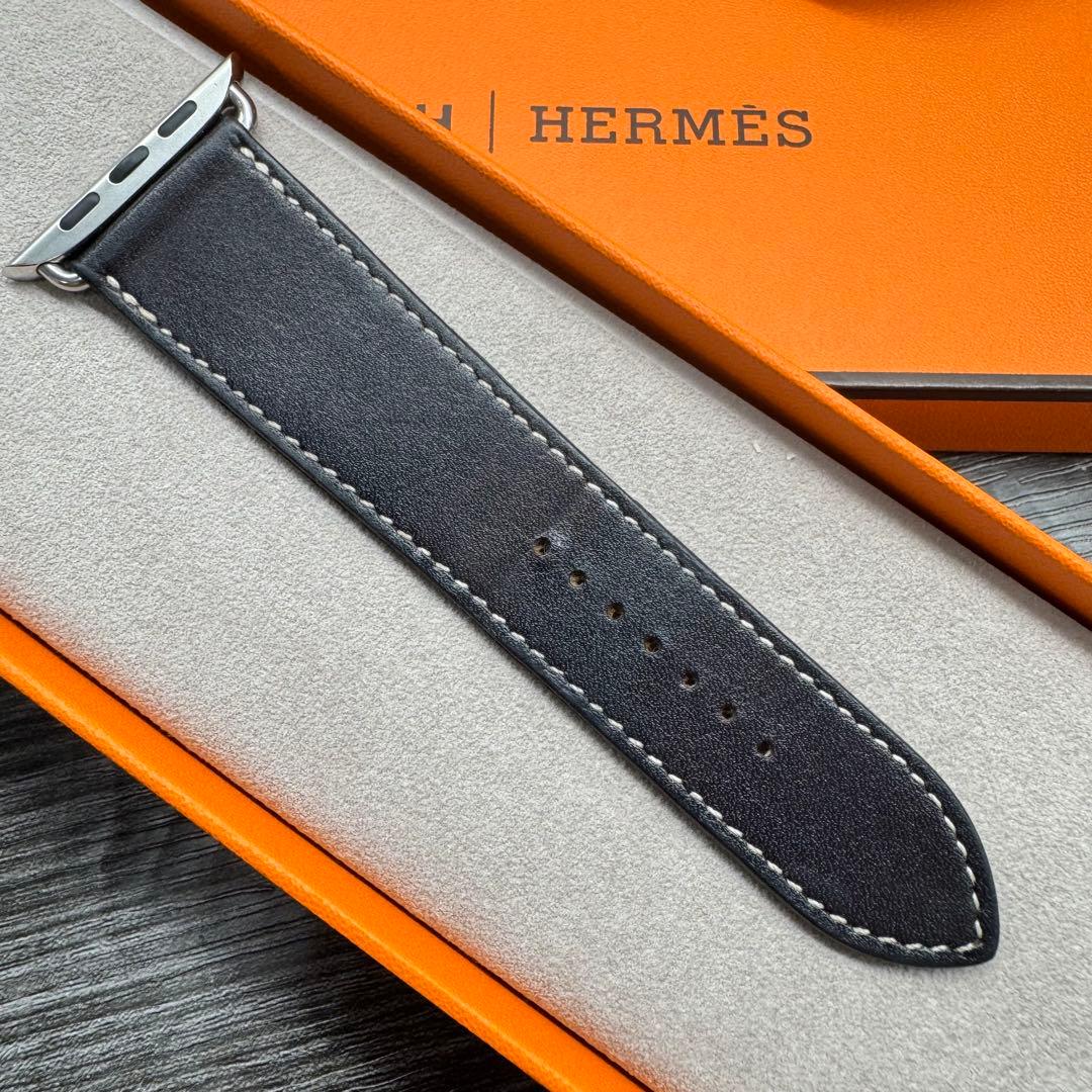 2903 Apple Watch エルメス　エベンヌ　バックル　レザー　バンド