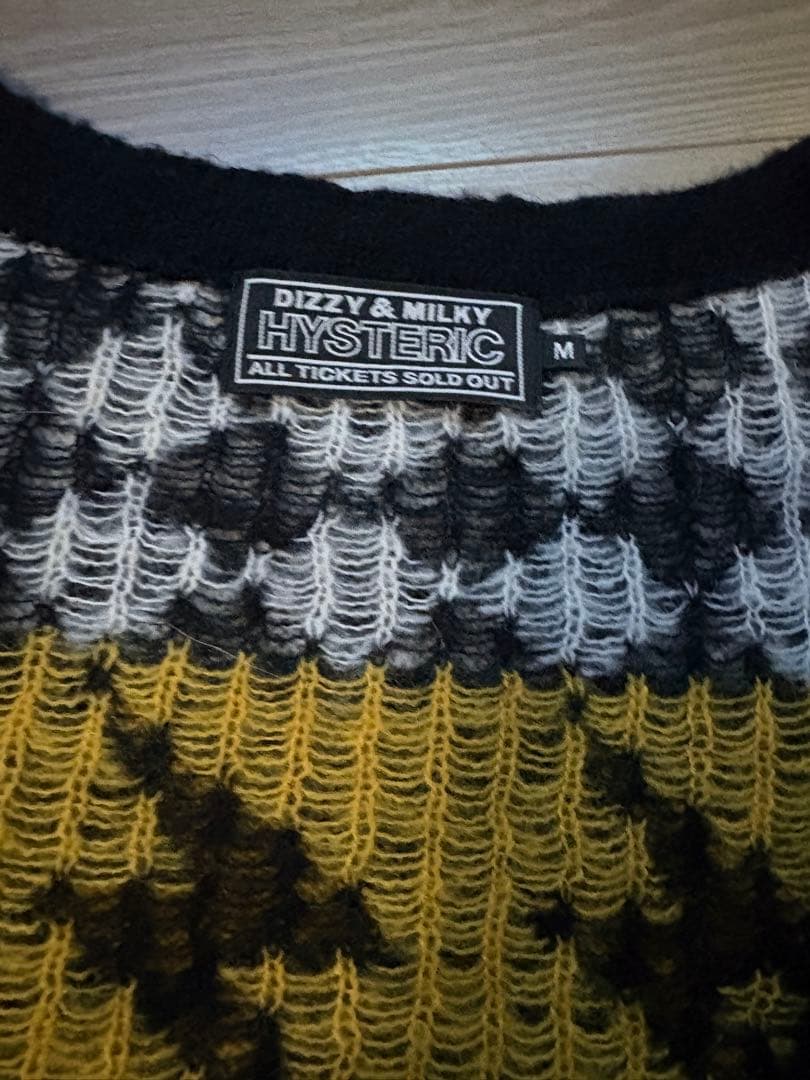 HYSTERIC GLAMOUR/モヘアニット/カーディガン/M