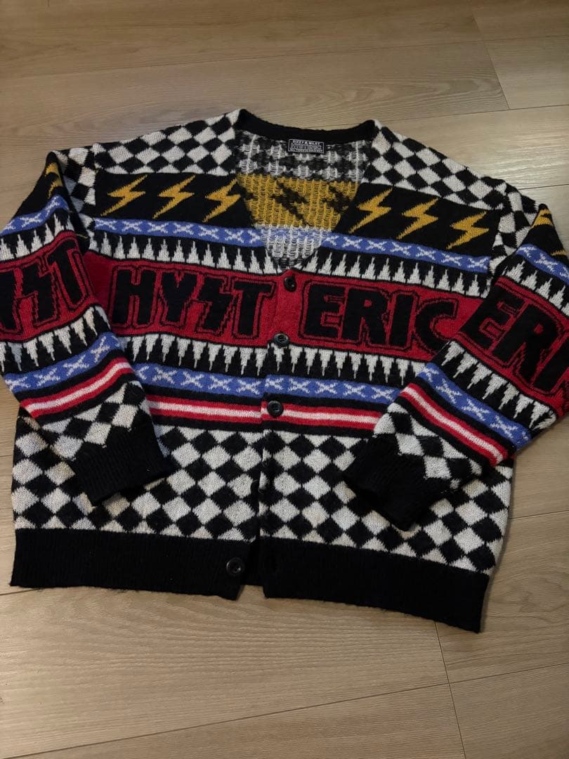 HYSTERIC GLAMOUR/モヘアニット/カーディガン/M