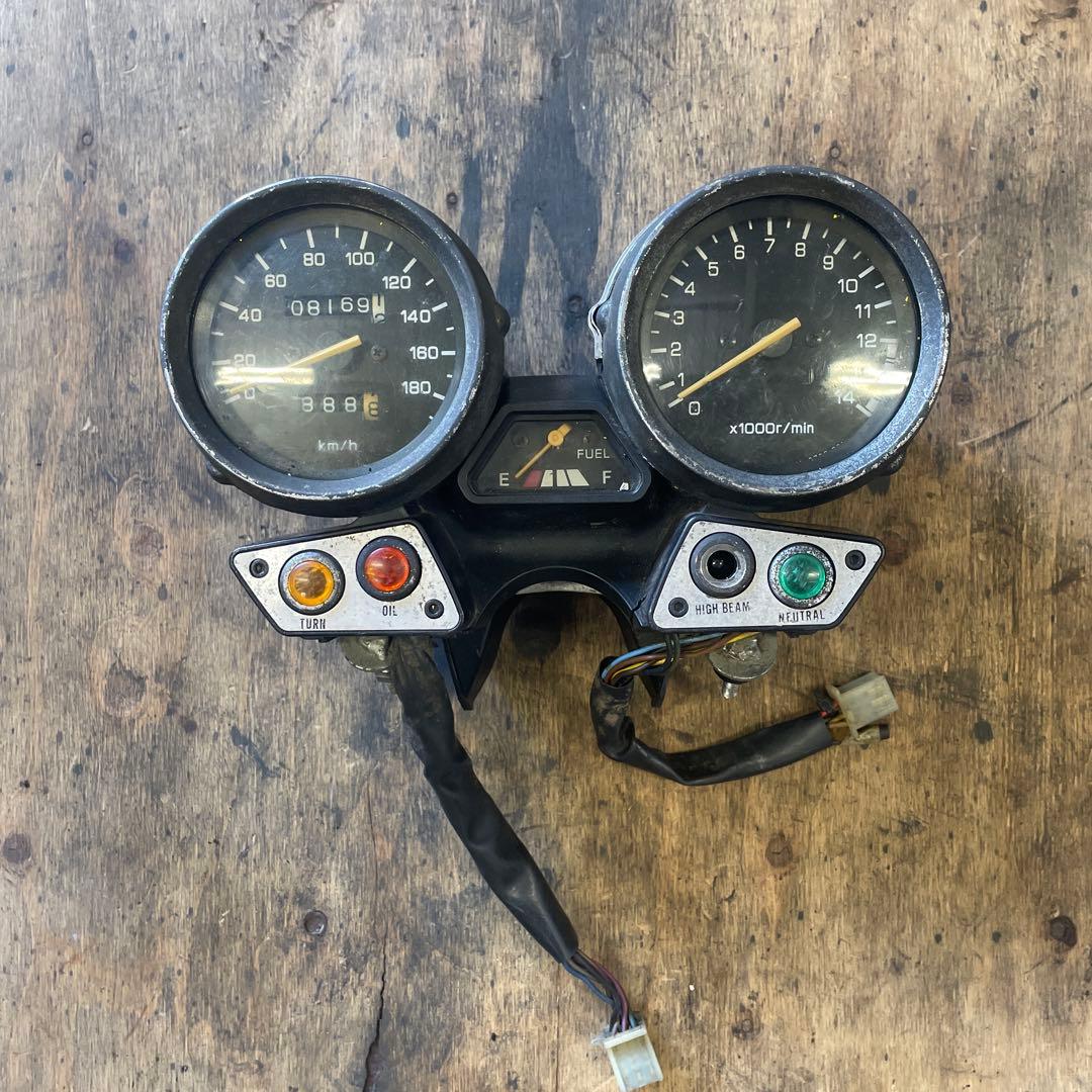 【岸悠】XJR400 4HM 純正メーター 実働外し！