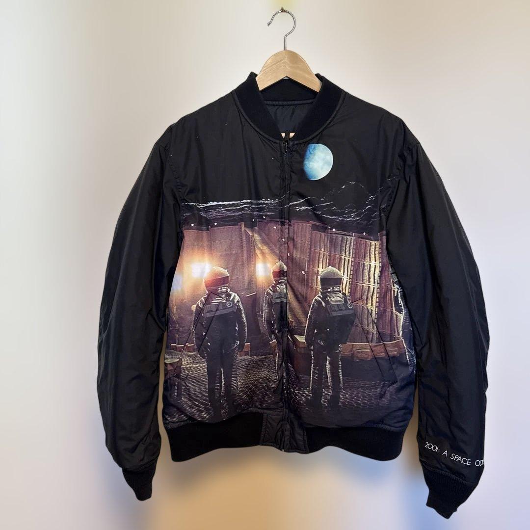 UNDER COVER 2001年宇宙の旅 MA-1 リバーシブル　総柄転写