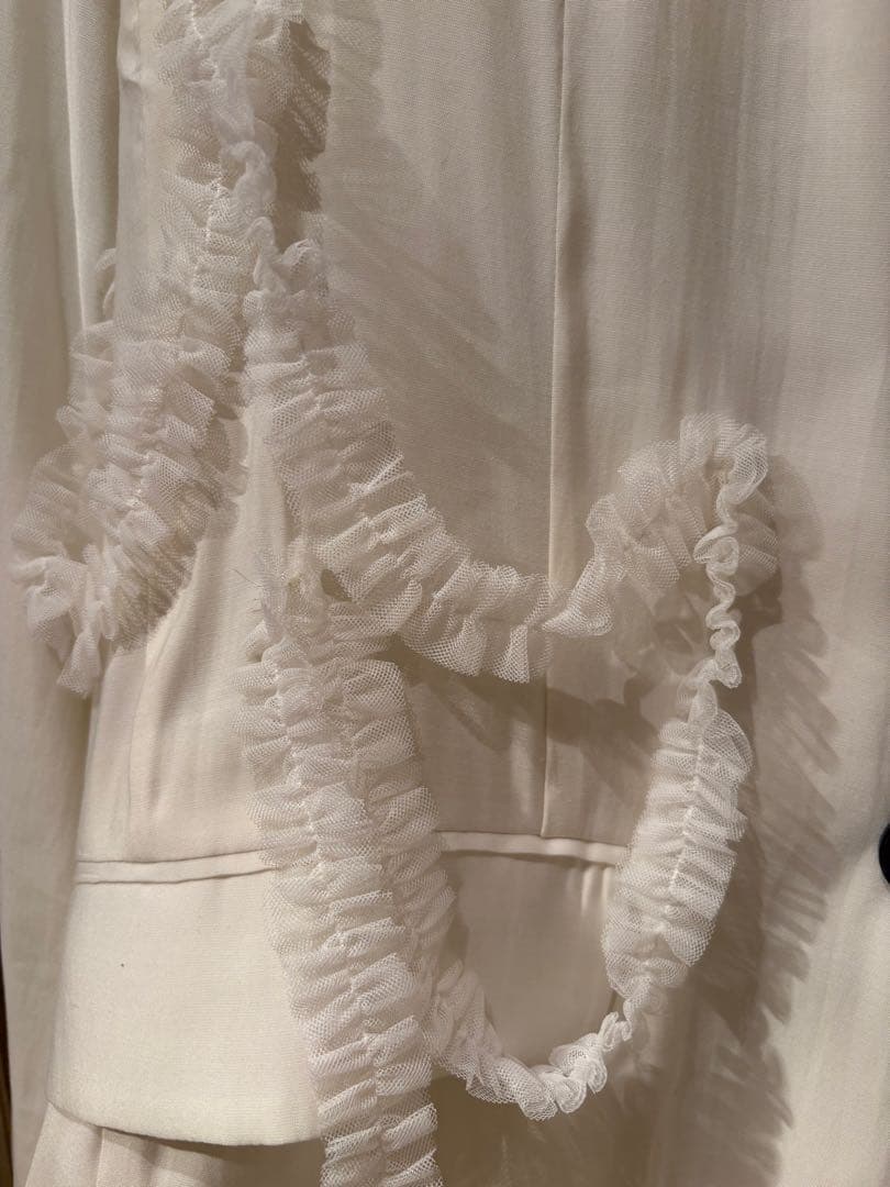 Andequal tulle pattern sheer jacket(新品)