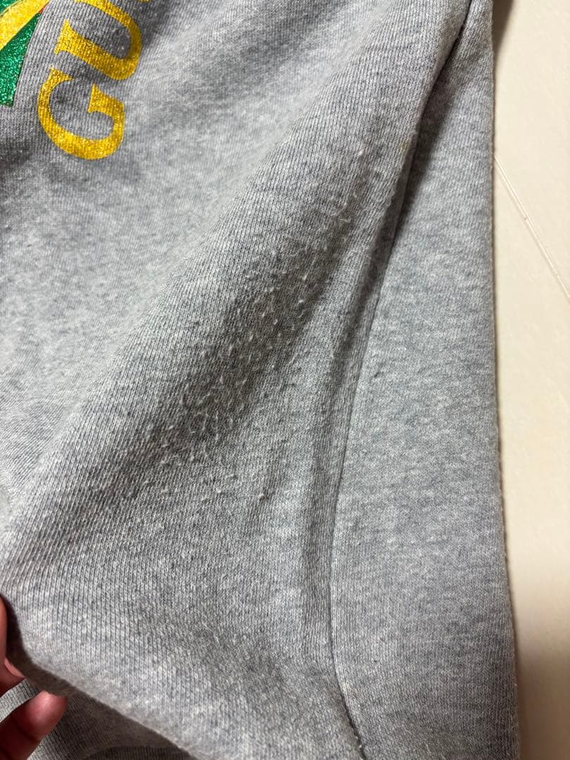 【GUCCI】グッチ トレーナー スウェットタイガー刺繍 グレー XS