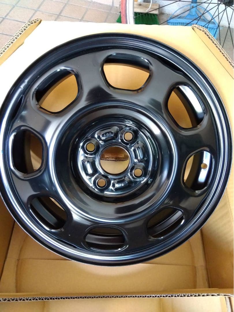 ブレイド　ハスラー15インチ ブラッホイール　1本