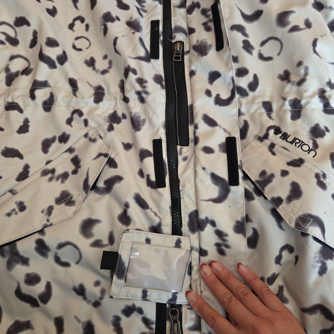 Burtonスノボウェア 上下セット Mサイズ DRYRIDE レオパード 紫