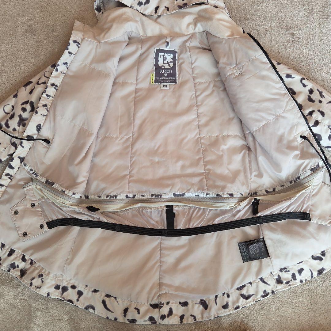 Burtonスノボウェア 上下セット Mサイズ DRYRIDE レオパード 紫