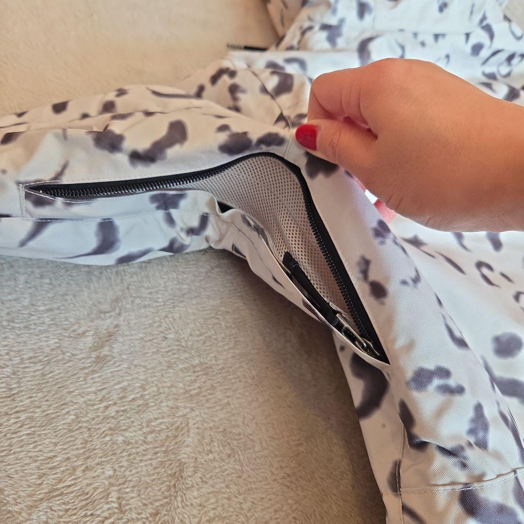 Burtonスノボウェア 上下セット Mサイズ DRYRIDE レオパード 紫