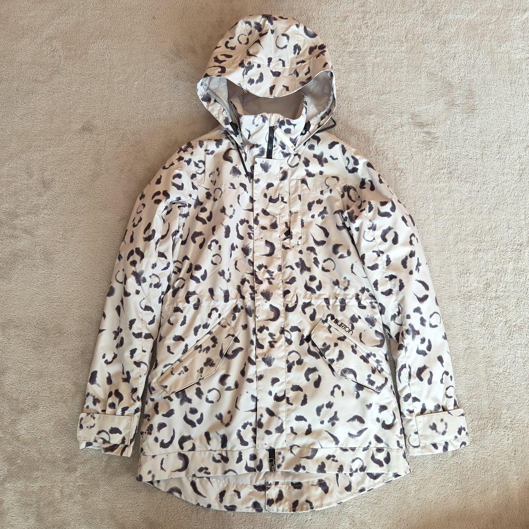 Burtonスノボウェア 上下セット Mサイズ DRYRIDE レオパード 紫