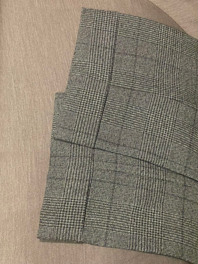 PT TORINO / BASE グレンチェック 1プリーツ スラックス