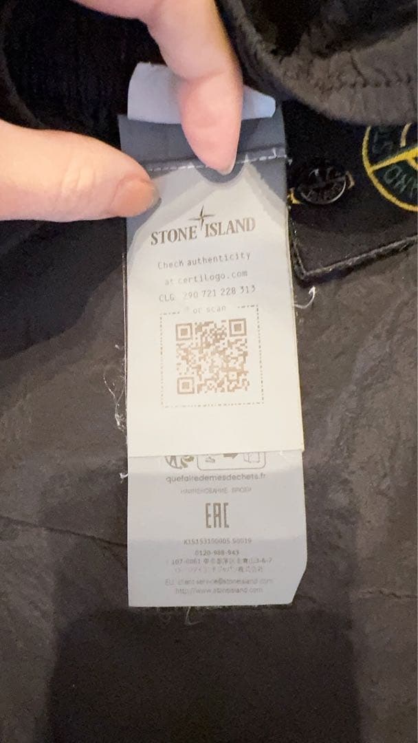 STONE  ブラックカーゴパンツ W30