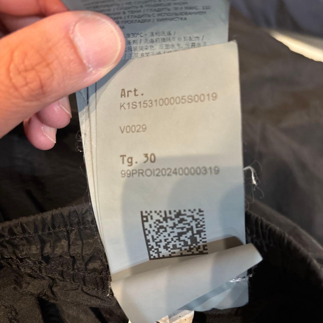 STONE  ブラックカーゴパンツ W30