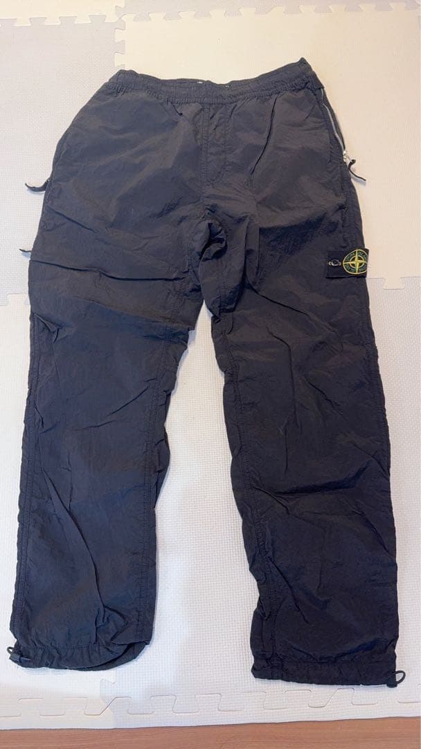 STONE  ブラックカーゴパンツ W30