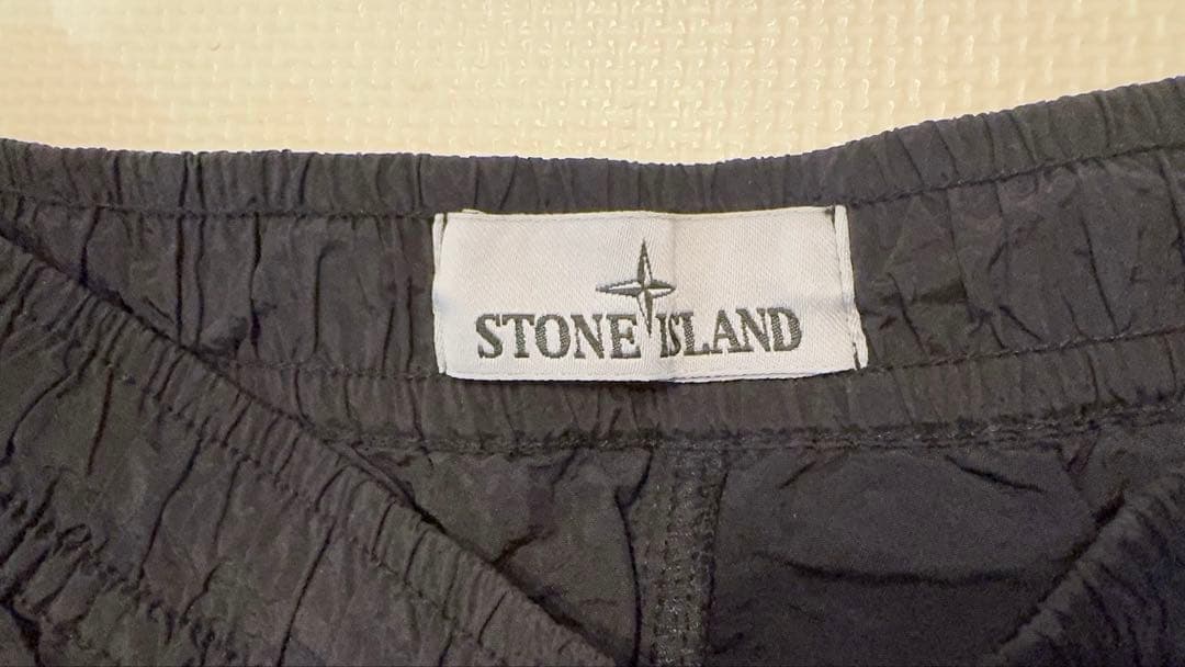 STONE  ブラックカーゴパンツ W30