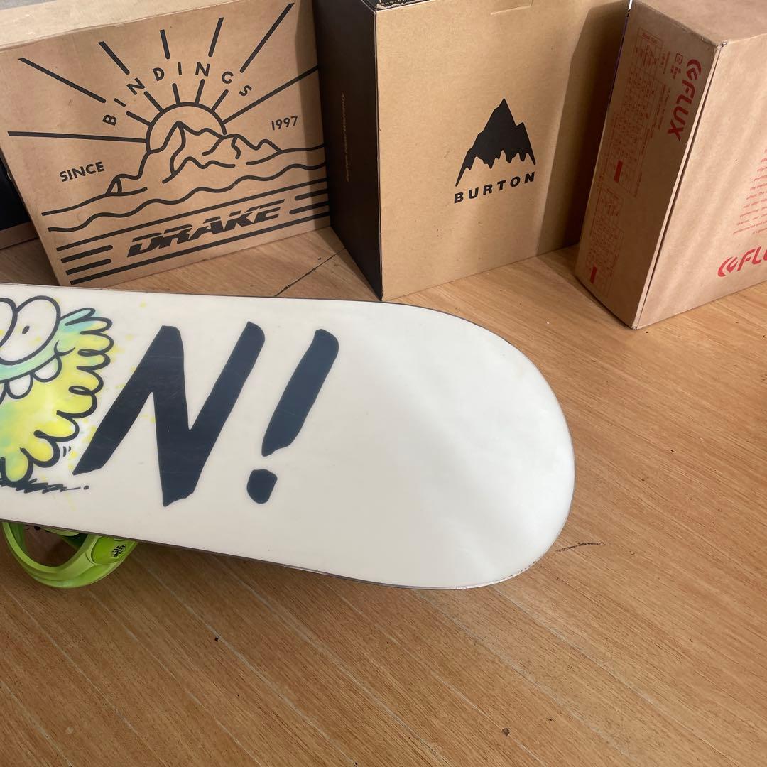 BURTON　キッズスノーボードセット　130cm　バートン　バイン付4点セット