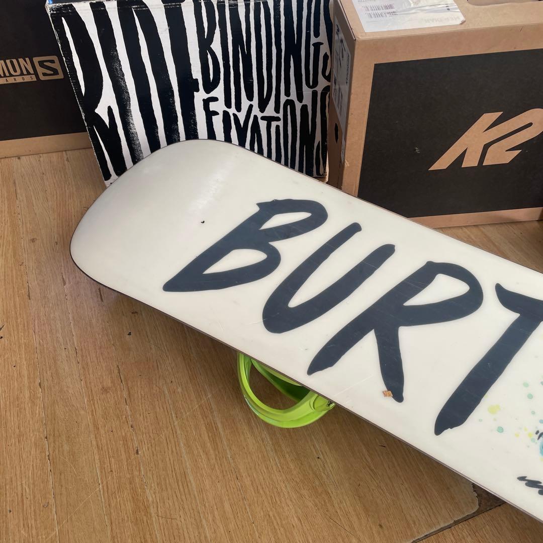 BURTON　キッズスノーボードセット　130cm　バートン　バイン付4点セット