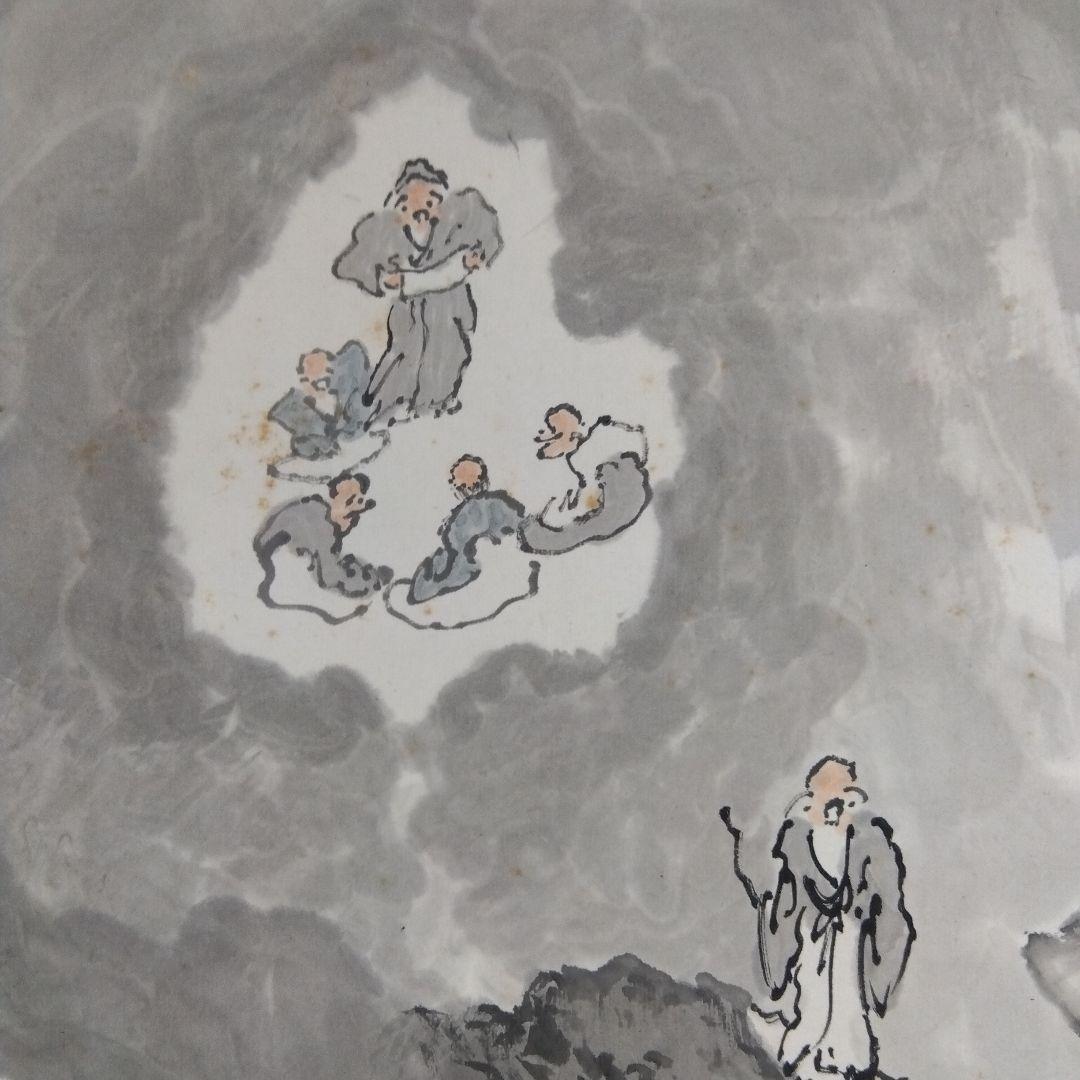 直筆画　十六羅漢図