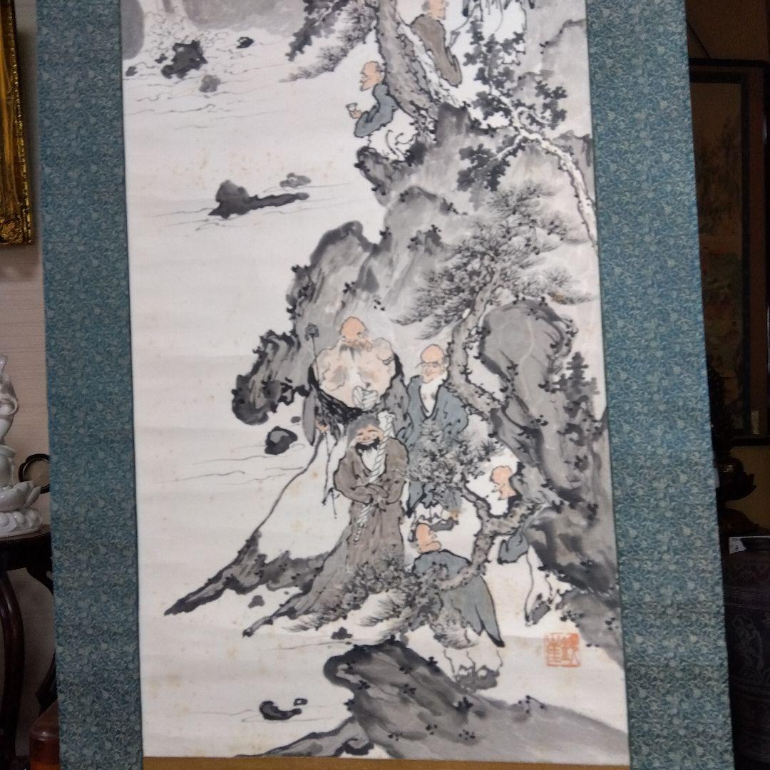 直筆画　十六羅漢図