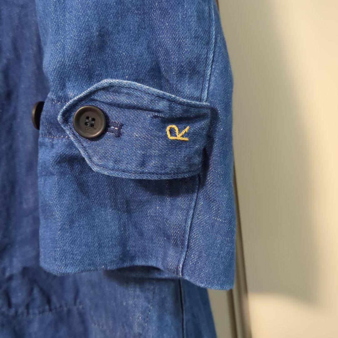 45R コットンリネンのデニムコート サイズ1