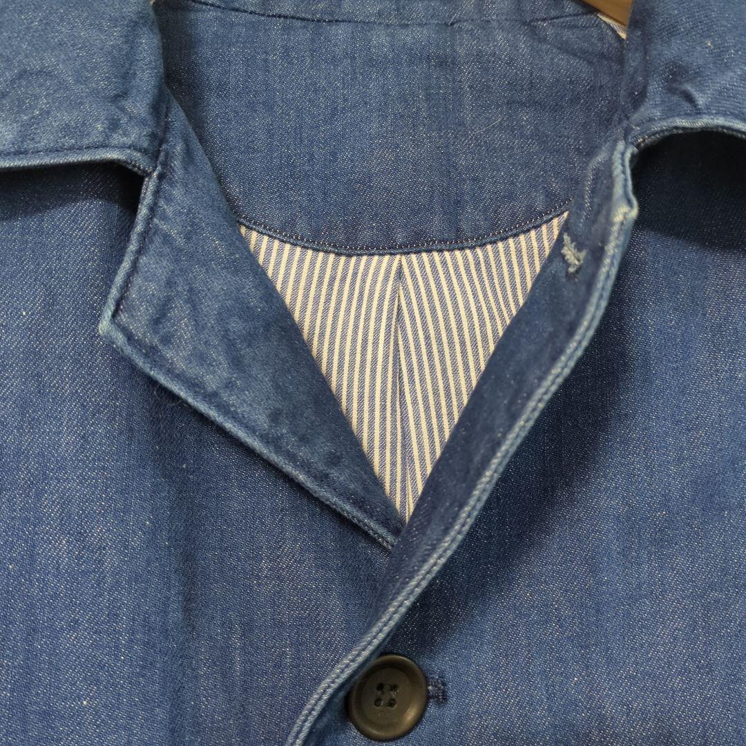 45R コットンリネンのデニムコート サイズ1