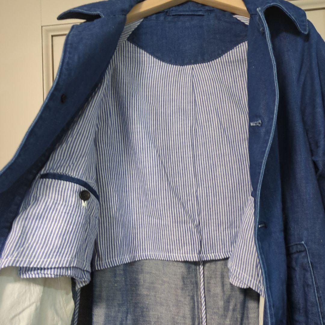 45R コットンリネンのデニムコート サイズ1