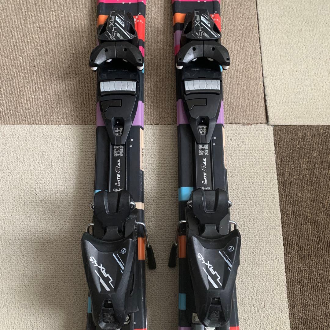 u*a様 子ども用スキーセット 板110cm ストック85cm ブーツ21-22