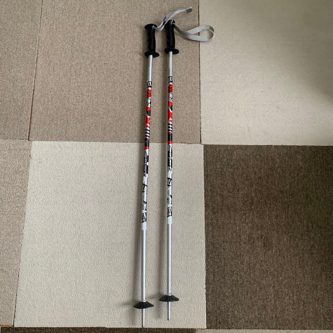 u*a様 子ども用スキーセット 板110cm ストック85cm ブーツ21-22