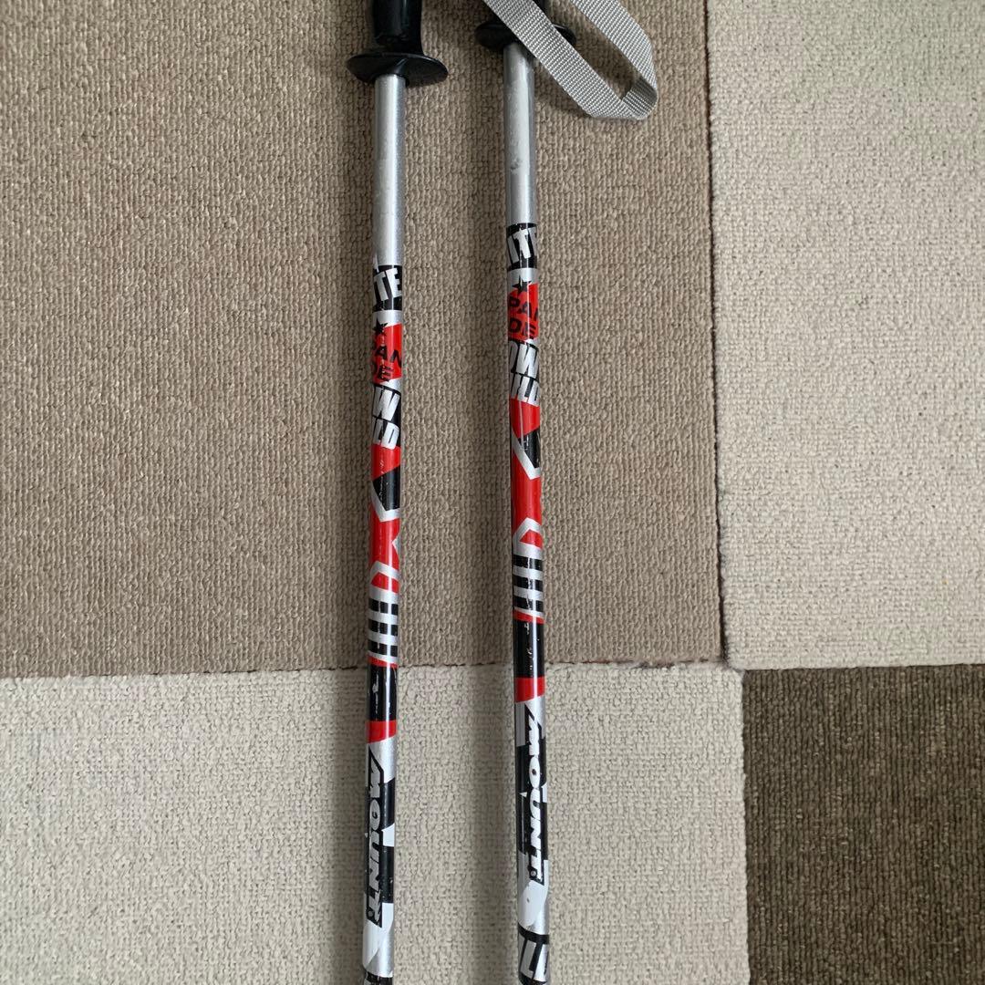 u*a様 子ども用スキーセット 板110cm ストック85cm ブーツ21-22