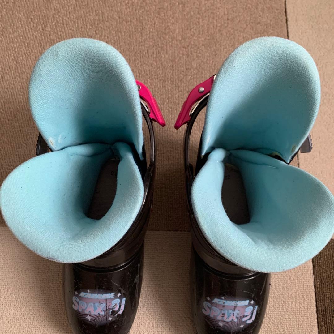 u*a様 子ども用スキーセット 板110cm ストック85cm ブーツ21-22