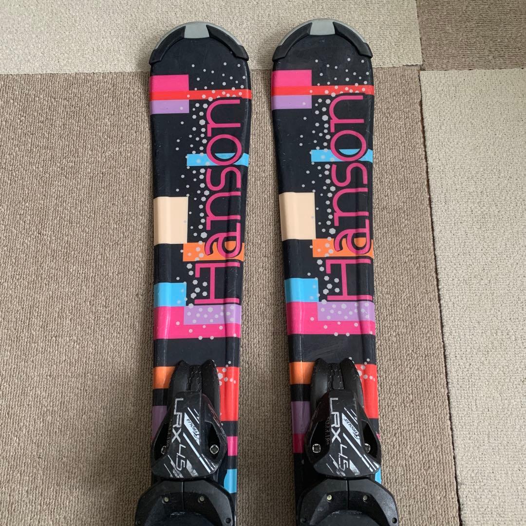 u*a様 子ども用スキーセット 板110cm ストック85cm ブーツ21-22