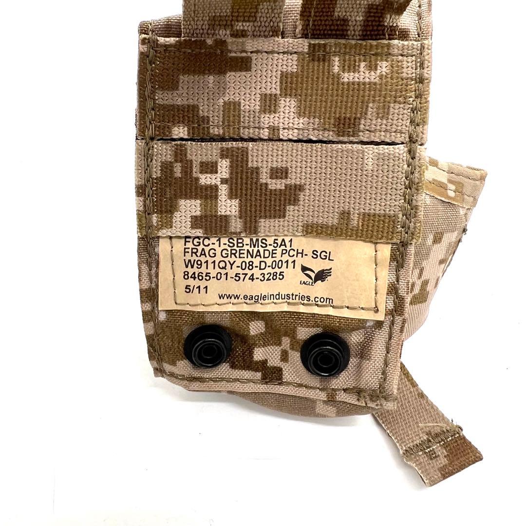 実物未使用 Eagle シングル フラグ グレネードポーチ AOR1 M67