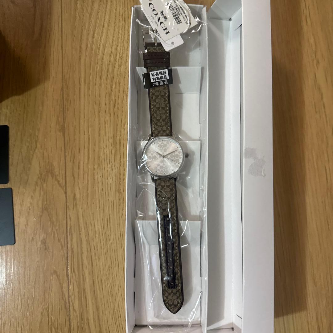 COACH アナログ腕時計 ブラウン