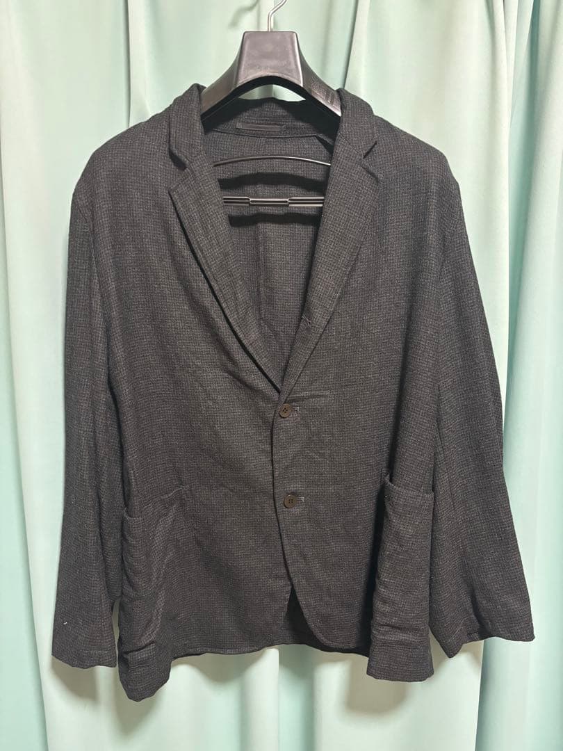 【LIDNM】WOOL MILLED IVY JACKET