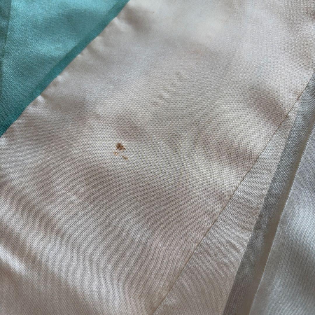 a*i様 ■E5787■アンティーク■正絹■水色　宝尽し柄　袷　小振袖■丈163