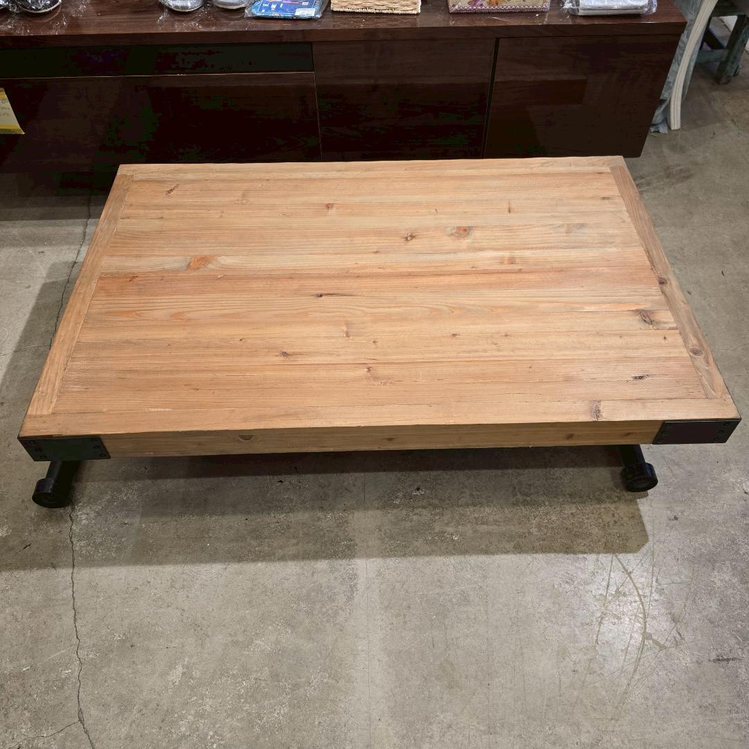 i+ UPTOWN リフティング テーブル 昇降式 無垢材 ヴィンテージ調