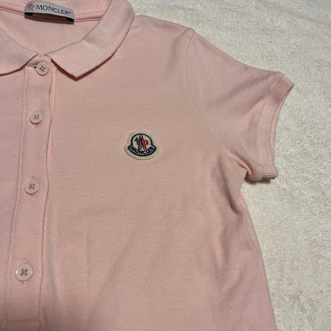 【極美品】MONCLER モンクレール 半袖フリルワンピース　８Ａ　130cm