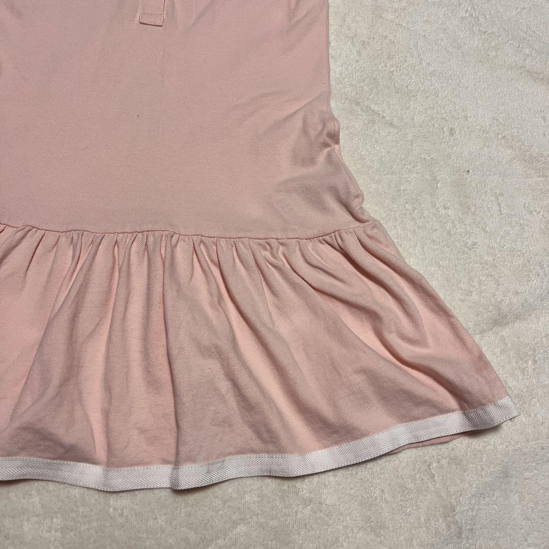 【極美品】MONCLER モンクレール 半袖フリルワンピース　８Ａ　130cm