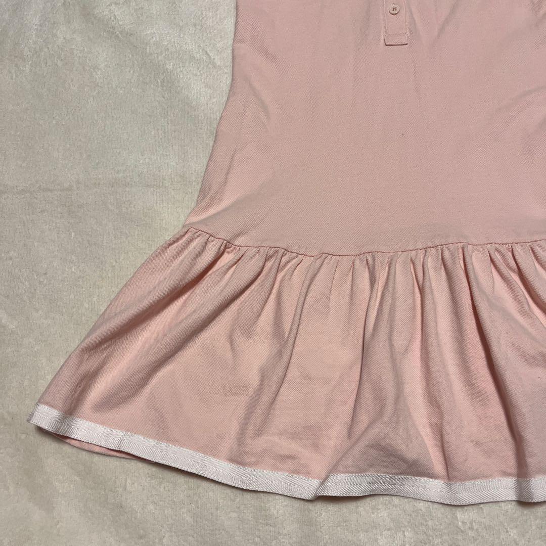 【極美品】MONCLER モンクレール 半袖フリルワンピース　８Ａ　130cm