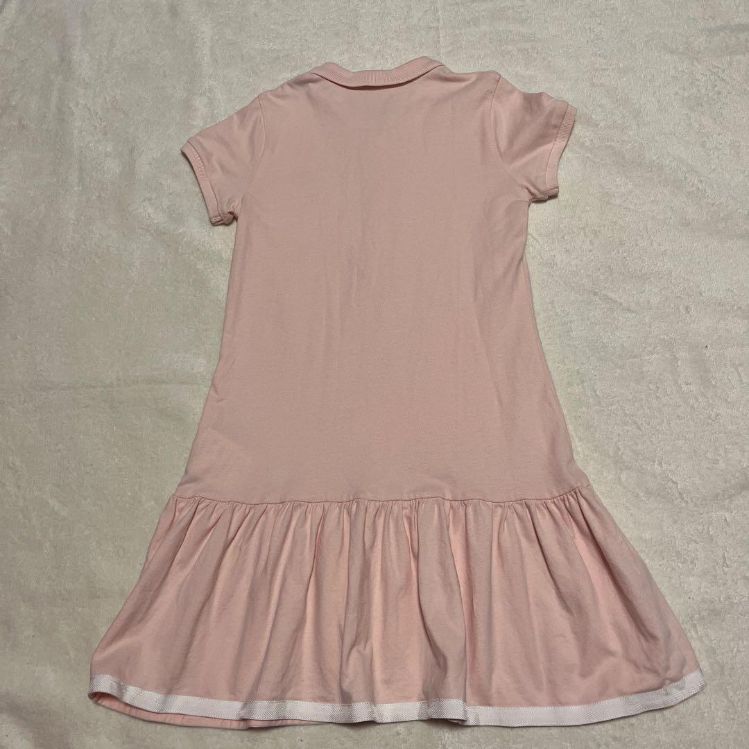 【極美品】MONCLER モンクレール 半袖フリルワンピース　８Ａ　130cm