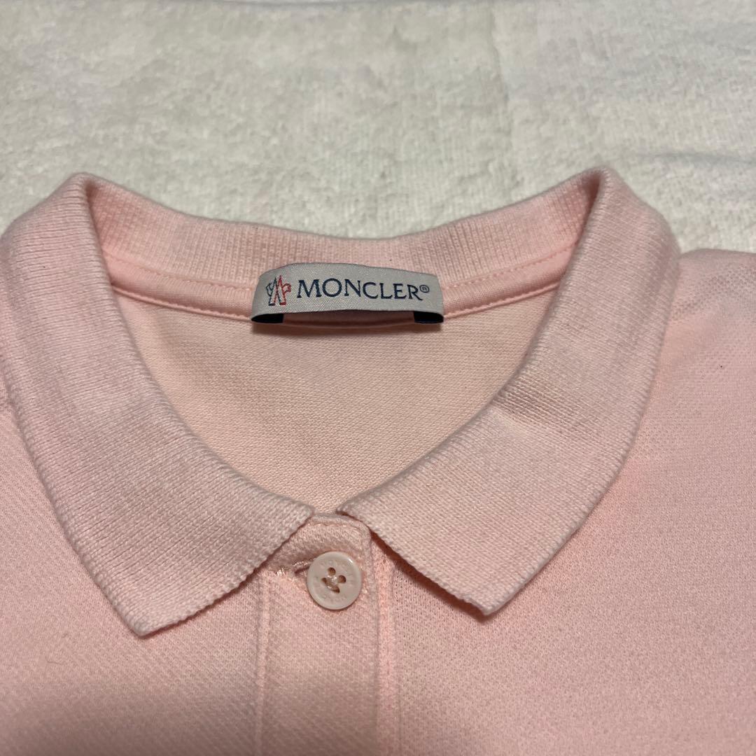 【極美品】MONCLER モンクレール 半袖フリルワンピース　８Ａ　130cm