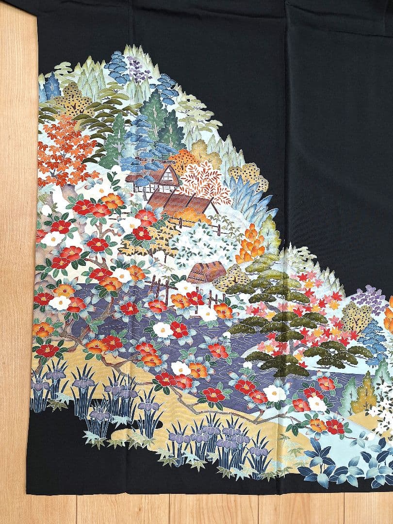 着物リメイクワンピース3648