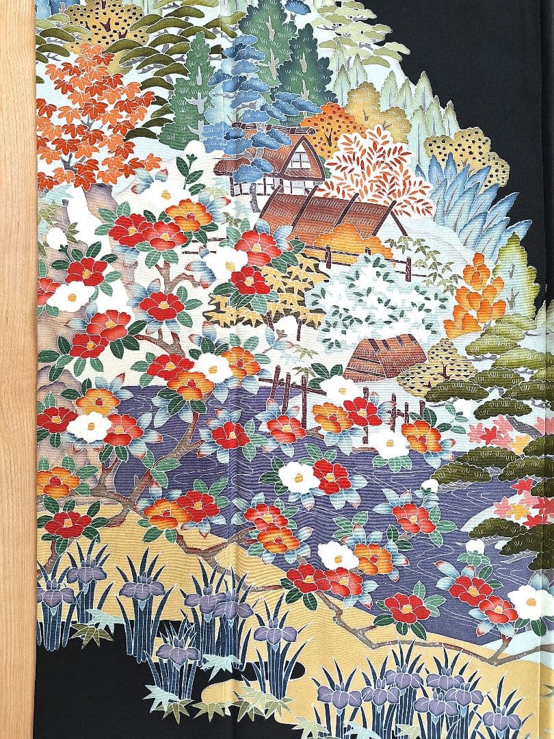 着物リメイクワンピース3648